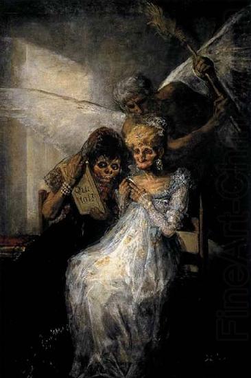 Les Vieilles or Time and the Old Women, Francisco de goya y Lucientes